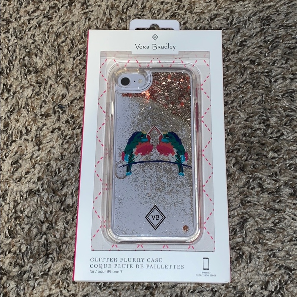 Vera Bradley, Glitter Flurry Case, iPhone 7
